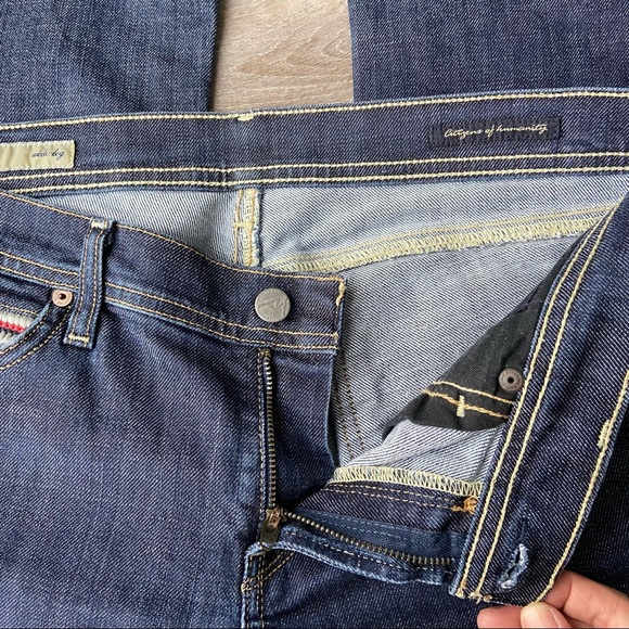 Citizens of Humanity COH Stretch Wide Leg Embroidery Cape Cod 244 Jeans - Picture 7 of 15